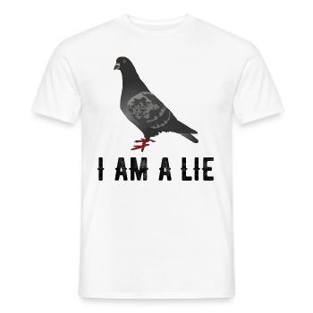 Chemise Cadeaux I Am A Lie Bird Arn't Real Spies - T-shirt homme - blanc - Devant - AI Model Male 178 dark (178cm)