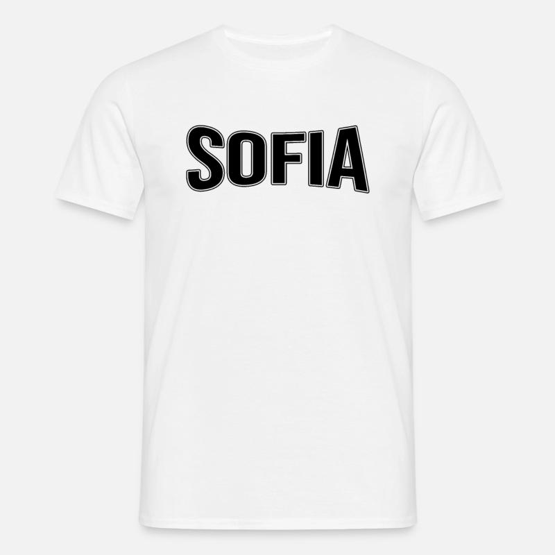 Sofia - Männer T-Shirt - Weiß