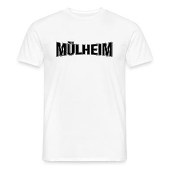 Mühlheim - Men's T-Shirt - white - Front - AI Model Male 178 dark (178cm)
