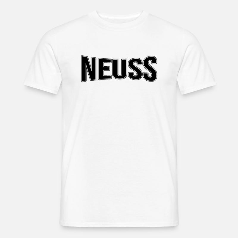 Neuss - Männer T-Shirt - Weiß