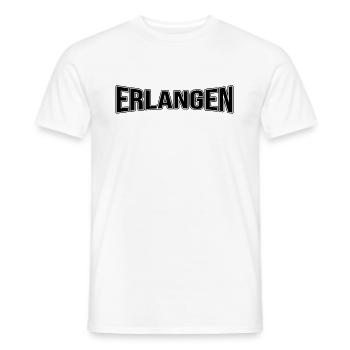 Erlangen - Männer T-Shirt - Weiß - Vorne - AI Model Male 178 dark (178cm)