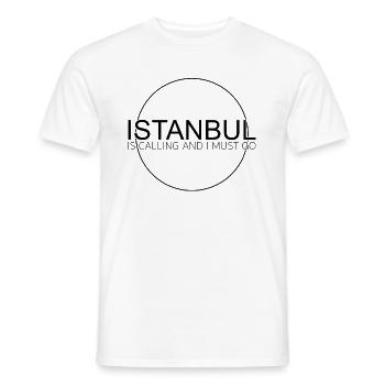 Istanbul - T-shirt homme - blanc - Devant - AI Model Male 178 dark (178cm)