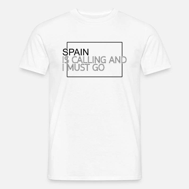 Spanien Spruch - Männer T-Shirt - Weiß