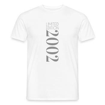 Édition limitée 2002 - T-shirt homme - blanc - Devant - AI Model Male 178 dark (178cm)