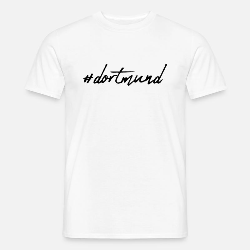 Dortmund - Männer T-Shirt - Weiß
