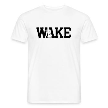 Wakeboarding - Männer T-Shirt - Weiß - Vorne - AI Model Male 178 dark (178cm)