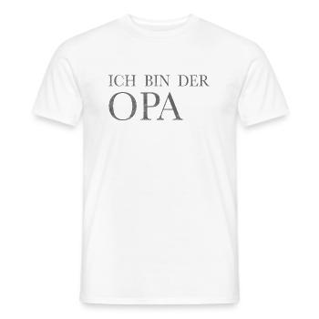 Je suis le grand-père - T-shirt homme - blanc - Devant - AI Model Male 178 dark (178cm)