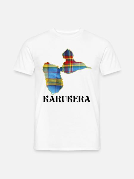 Guadeloupe Madras Antilles Karukera - Men's T-Shirt - white