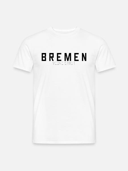 Bremen Meine Stadt - Männer T-Shirt - Weiß
