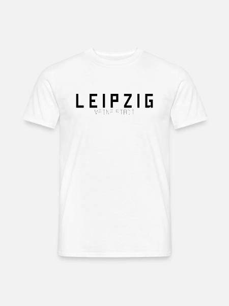 Leipzig Meine Stadt - Männer T-Shirt - Weiß