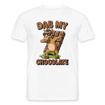 Dubai Dab my Chocolate - Männer T-Shirt - Weiß - Vorne - AI Model Male 178 dark (178cm)