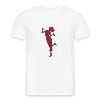 Dorfleben Spruch - Männer T-Shirt - Weiß - Vorne - AI Model Male 178 dark (178cm)