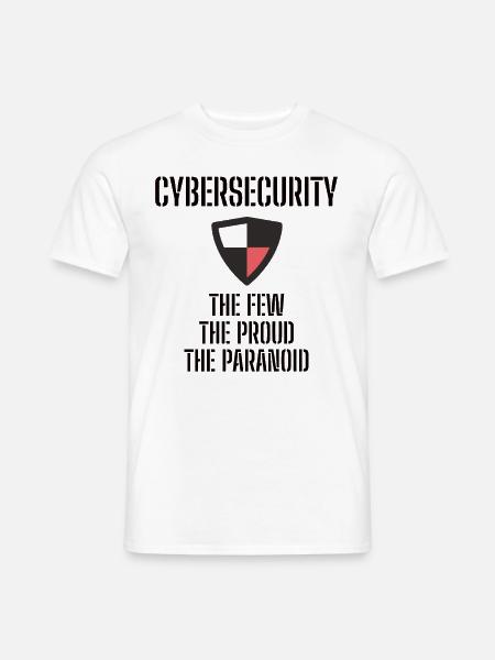 Cybersecurity - IT-Sicherheit Informatiker - Männer T-Shirt - Weiß