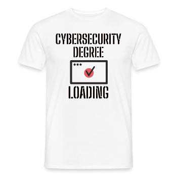 Cybersecurity - IT-Sicherheit Informatiker - Männer T-Shirt - Weiß - Vorne - AI Model Male 178 dark (178cm)