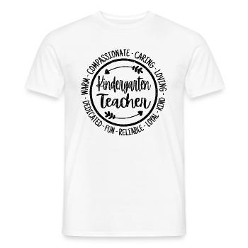 Maternelle - T-shirt homme - blanc - Devant - AI Model Male 178 dark (178cm)