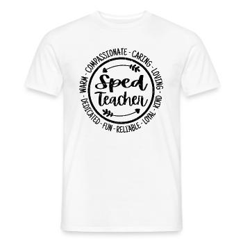 Beschleunigter Lehrer - Männer T-Shirt - Weiß - Vorne - AI Model Male 178 dark (178cm)