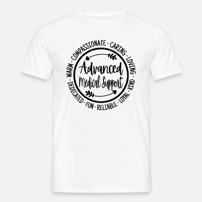 Erweiterter medizinischer Support-Assistent - Männer T-Shirt - Weiß