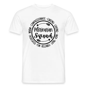 Tierarzt - Männer T-Shirt - Weiß - Vorne - AI Model Male 178 dark (178cm)
