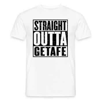 Sortie directe Getafe - T-shirt homme - blanc - Devant - AI Model Male 178 dark (178cm)