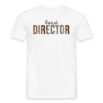 Directeur de groupe Leopard Print Funny - T-shirt homme - blanc - Devant - AI Model Male 178 dark (178cm)