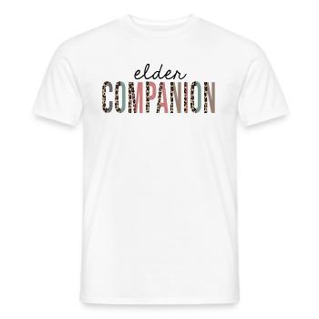 Elder Companion Leopard Print Lustig - Männer T-Shirt - Weiß - Vorne - AI Model Male 178 dark (178cm)
