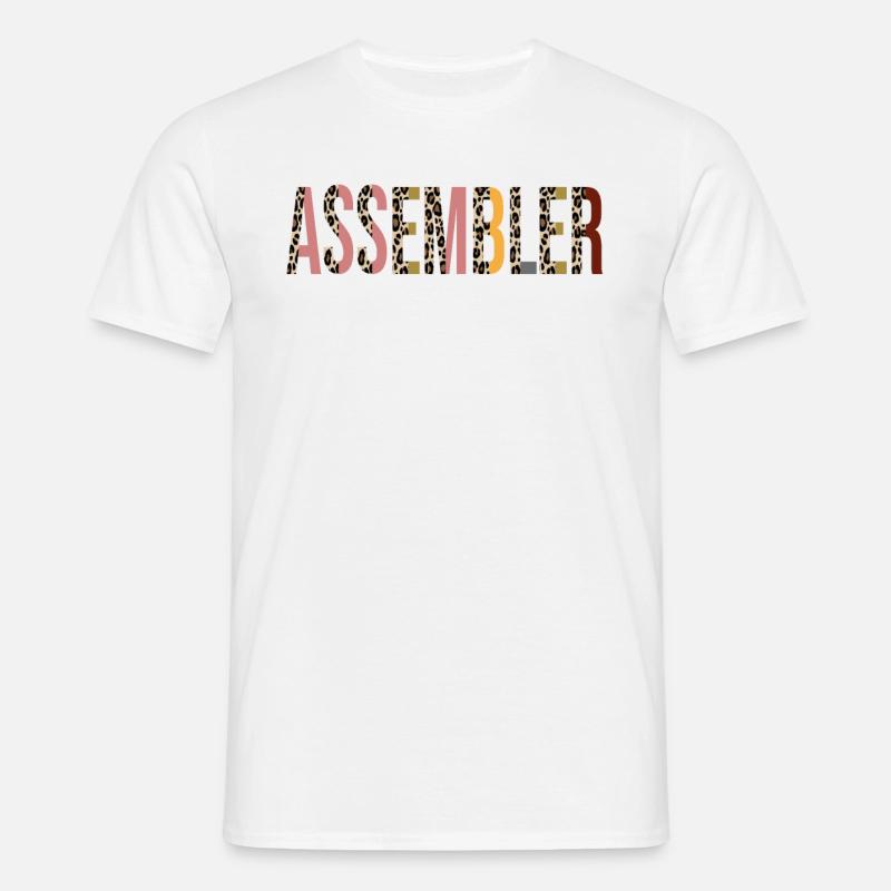 Assembler - Männer T-Shirt - Weiß