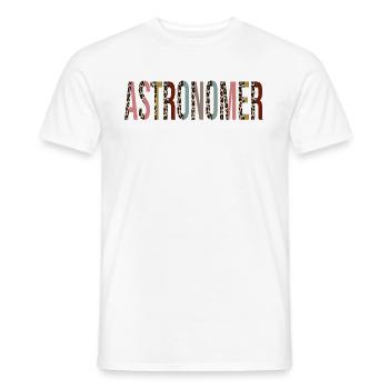 Astronom - Männer T-Shirt - Weiß - Vorne - AI Model Male 178 dark (178cm)