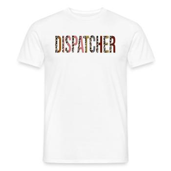 Dispatcher - Men's T-Shirt - white - Front - AI Model Male 178 dark (178cm)