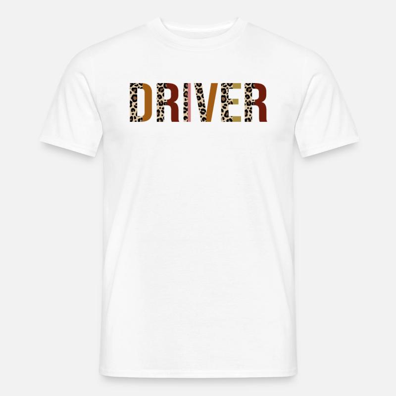 Fahrer - Männer T-Shirt - Weiß