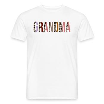 Grandma - Men's T-Shirt - white - Front - AI Model Male 178 dark (178cm)