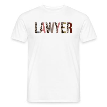 Avocat - T-shirt homme - blanc - Devant - AI Model Male 178 dark (178cm)
