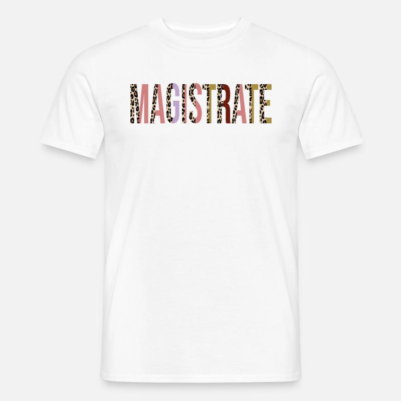 Richter - Männer T-Shirt - Weiß