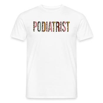 Podiatrist - Men's T-Shirt - white - Front - AI Model Male 178 dark (178cm)