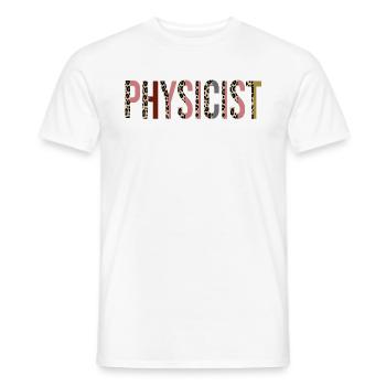 Physiker - Männer T-Shirt - Weiß - Vorne - AI Model Male 178 dark (178cm)