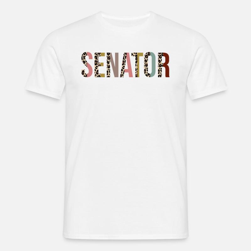 Senator - Männer T-Shirt - Weiß