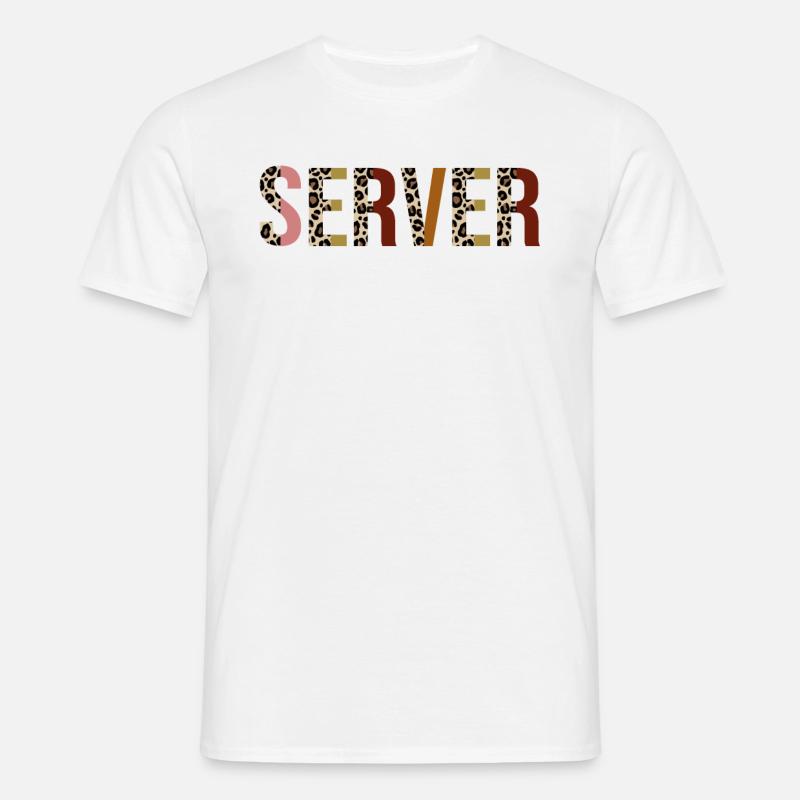 Server - Männer T-Shirt - Weiß