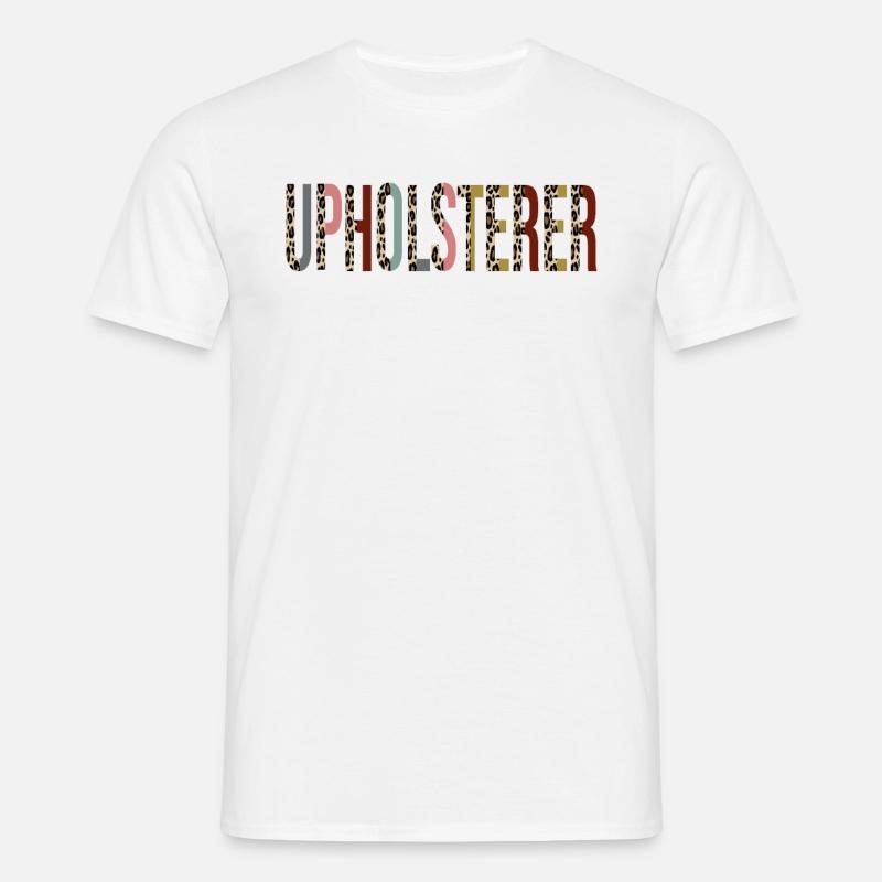 Polsterer - Männer T-Shirt - Weiß