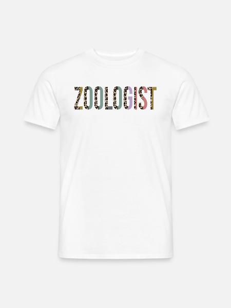 Zoologe - Männer T-Shirt - Weiß