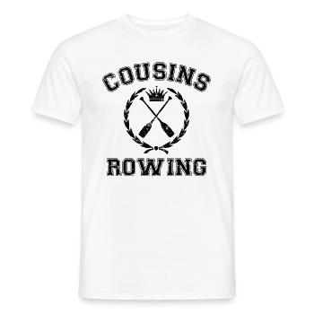 Cousins Rowing TSITP - Men's T-Shirt - white - Front - AI Model Male 178 dark (178cm)