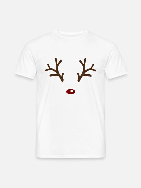 Rudolph, the Red-Nosed Reindeer - Männer T-Shirt - Weiß