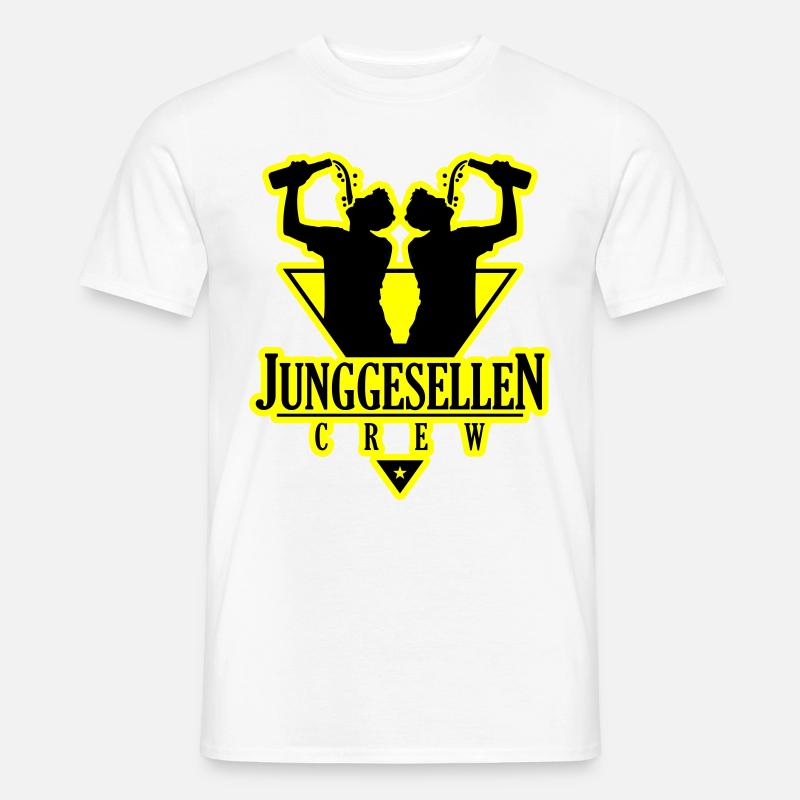 Bachelor Crew Jga Drinking - Men's T-Shirt - white