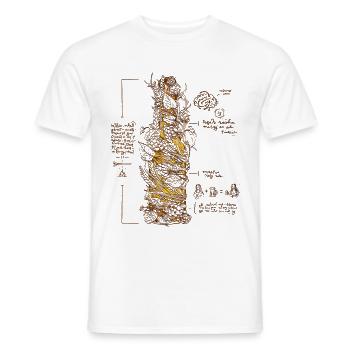 Da Vinci Beer - Männer T-Shirt - Weiß - Vorne - AI Model Male 178 dark (178cm)
