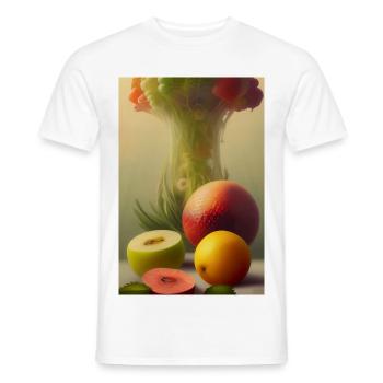 Fruit - T-shirt homme - blanc - Devant - AI Model Male 178 dark (178cm)