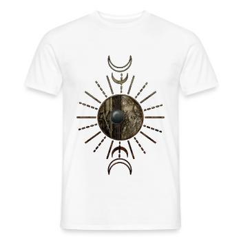 La beauté du design Steampunk - T-shirt homme - blanc - Devant - AI Model Male 178 dark (178cm)