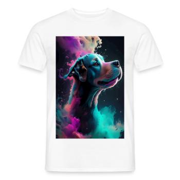 Süßer Hund - Männer T-Shirt - Weiß - Vorne - AI Model Male 178 dark (178cm)