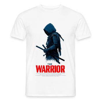 Shrouded Katana Warrior - Men's T-Shirt - white - Front - AI Model Male 178 dark (178cm)