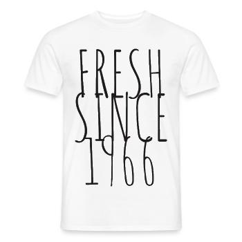 Vintage 1966 - Männer T-Shirt - Weiß - Vorne - AI Model Male 178 dark (178cm)
