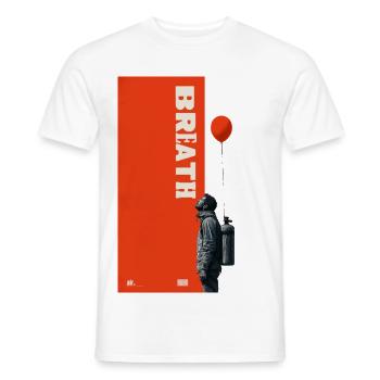 Breath natur - Männer T-Shirt - Weiß - Vorne - AI Model Male 178 dark (178cm)