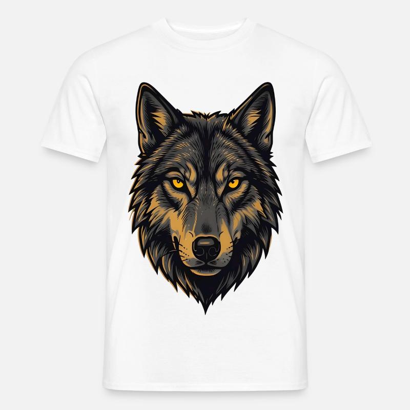 Alpha Wolf - Men's T-shirt - white