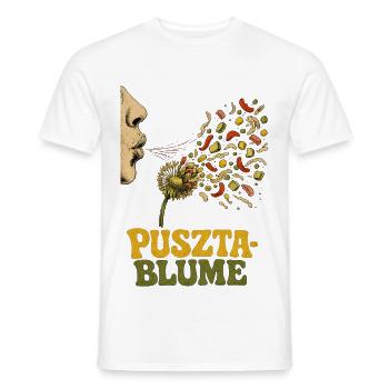 Pusztablume - Pusteblume - Männer T-Shirt - Weiß - Vorne - AI Model Male 178 dark (178cm)